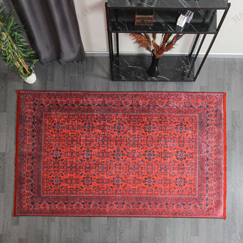 Afgan Bordo Halı Zen 036 - 2