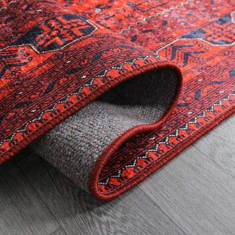 Afgan Bordo Halı Zen 036 - 4