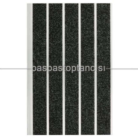 Alüminyum Paspas Bukle Halı Fitilli SM1000 Siyah - 2