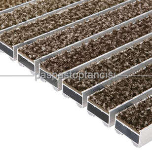 Alüminyum Paspas Exclusive Halı Fitilli UM3000 Bej (1)