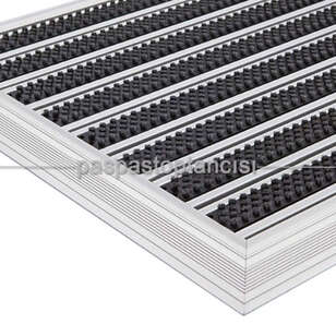 Alüminyum Paspas Fırça Fitilli PM4000 Siyah