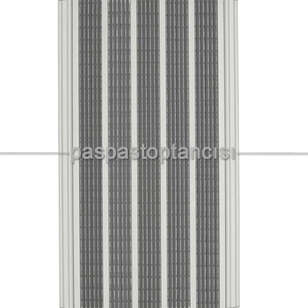 Alüminyum Paspas Yivli PVC Fitilli DM9000 Gri (1)