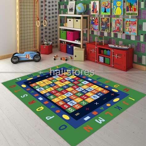 Anaokulu Kreş Halısı Renkli Sayılar - 2