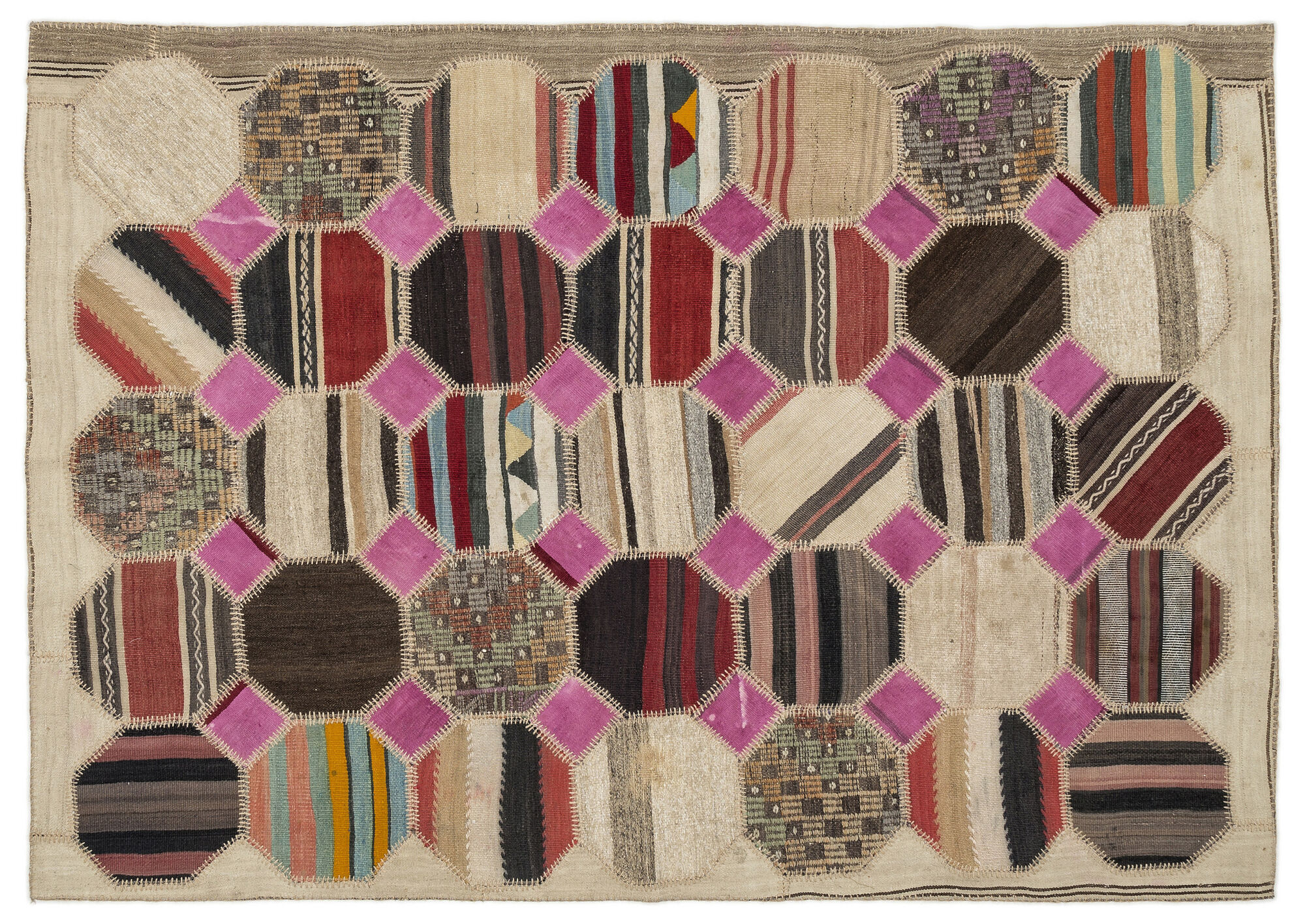 Apex Kilim Patchwork Unique Colours 11537 161 cm X 299 cm