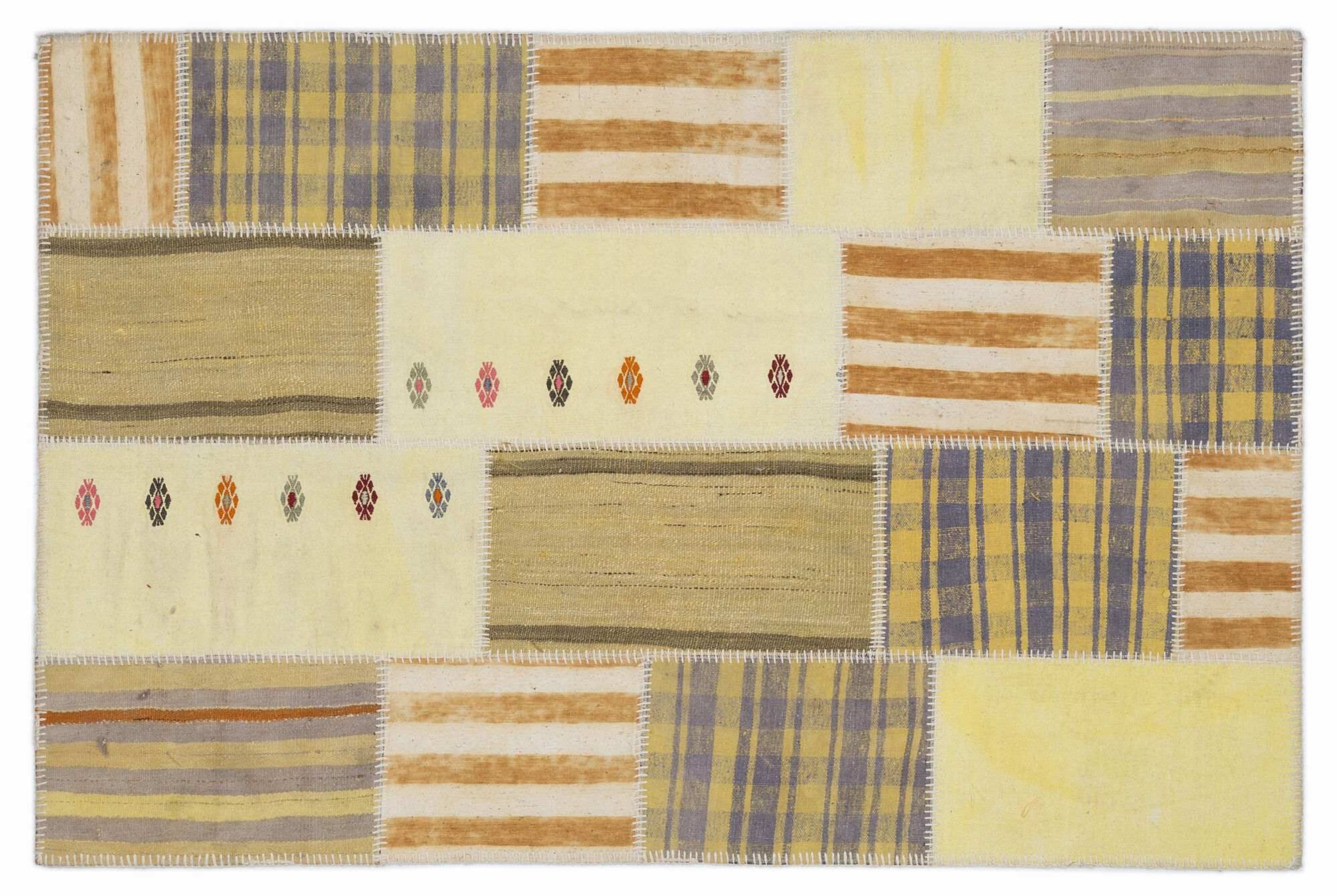 Apex Kilim Patchwork Unique Colours 1431 120 cm X 180 cm