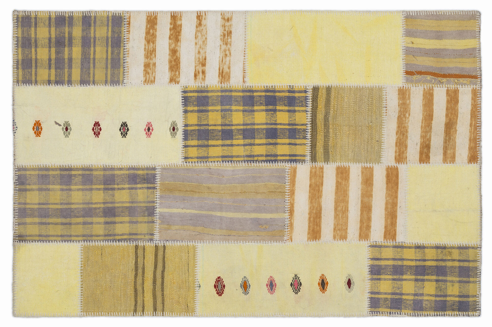 Apex Kilim Patchwork Unique Colours 1435 120 cm X 180 cm