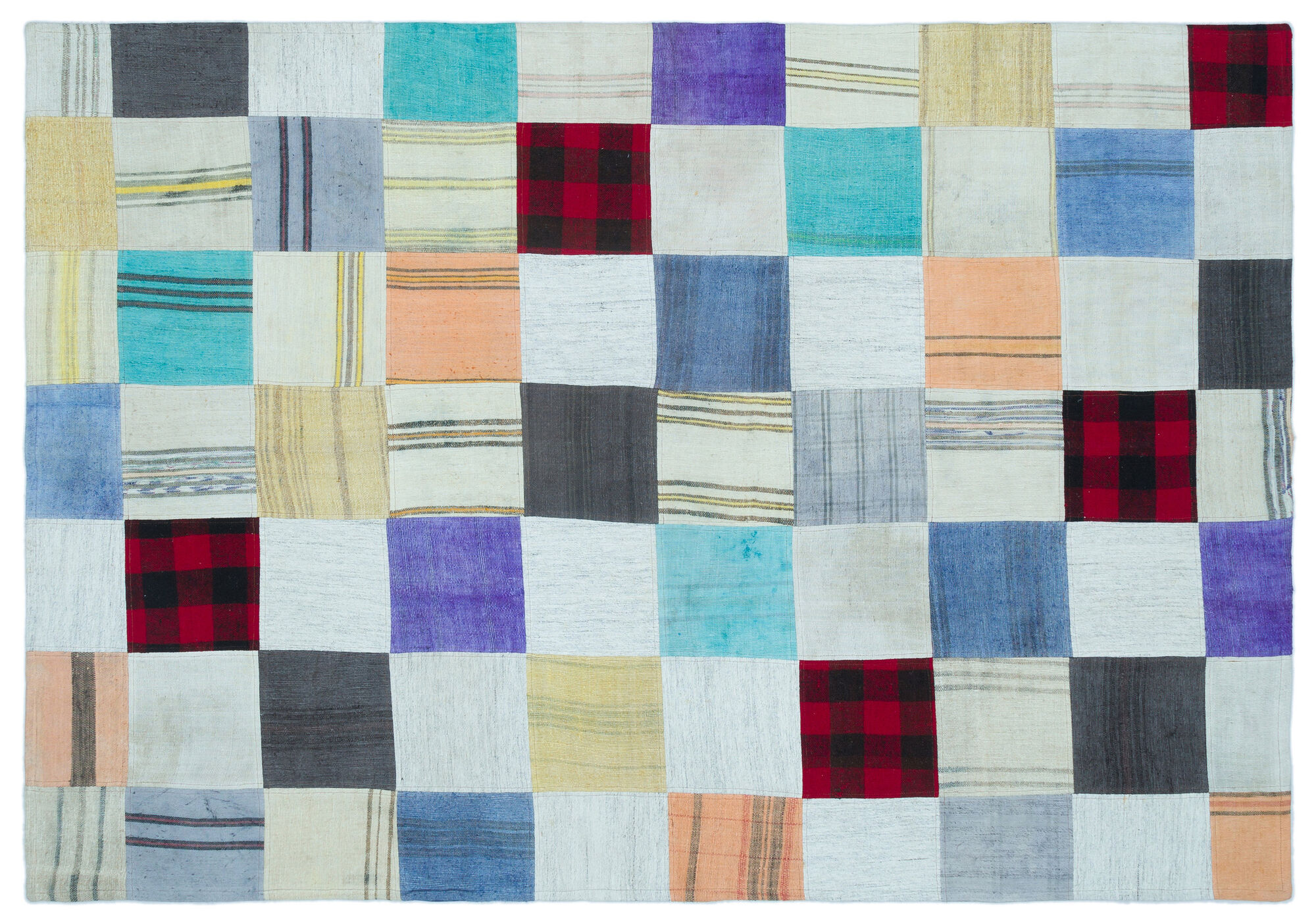 Apex Kilim Patchwork Unique Colours 25260 160 cm X 228 cm