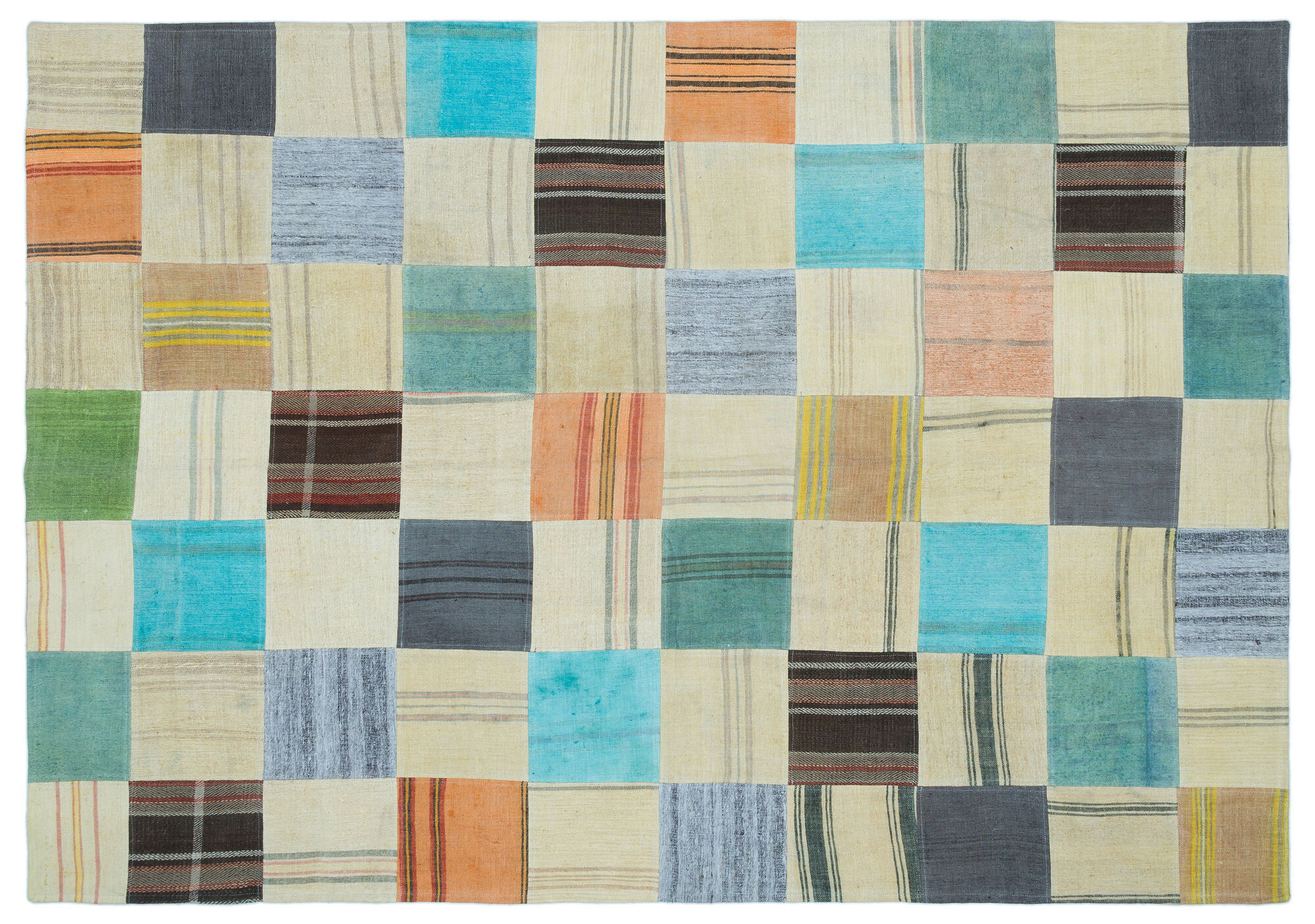 Apex Kilim Patchwork Unique Colours 25318 164 cm X 233 cm