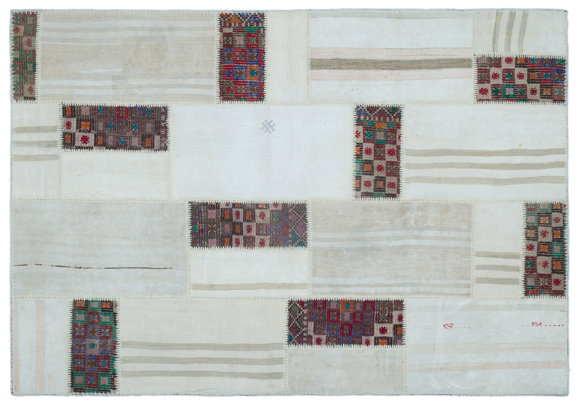 Apex Kilim Patchwork Unique Colours 25516 160 cm X 233 cm