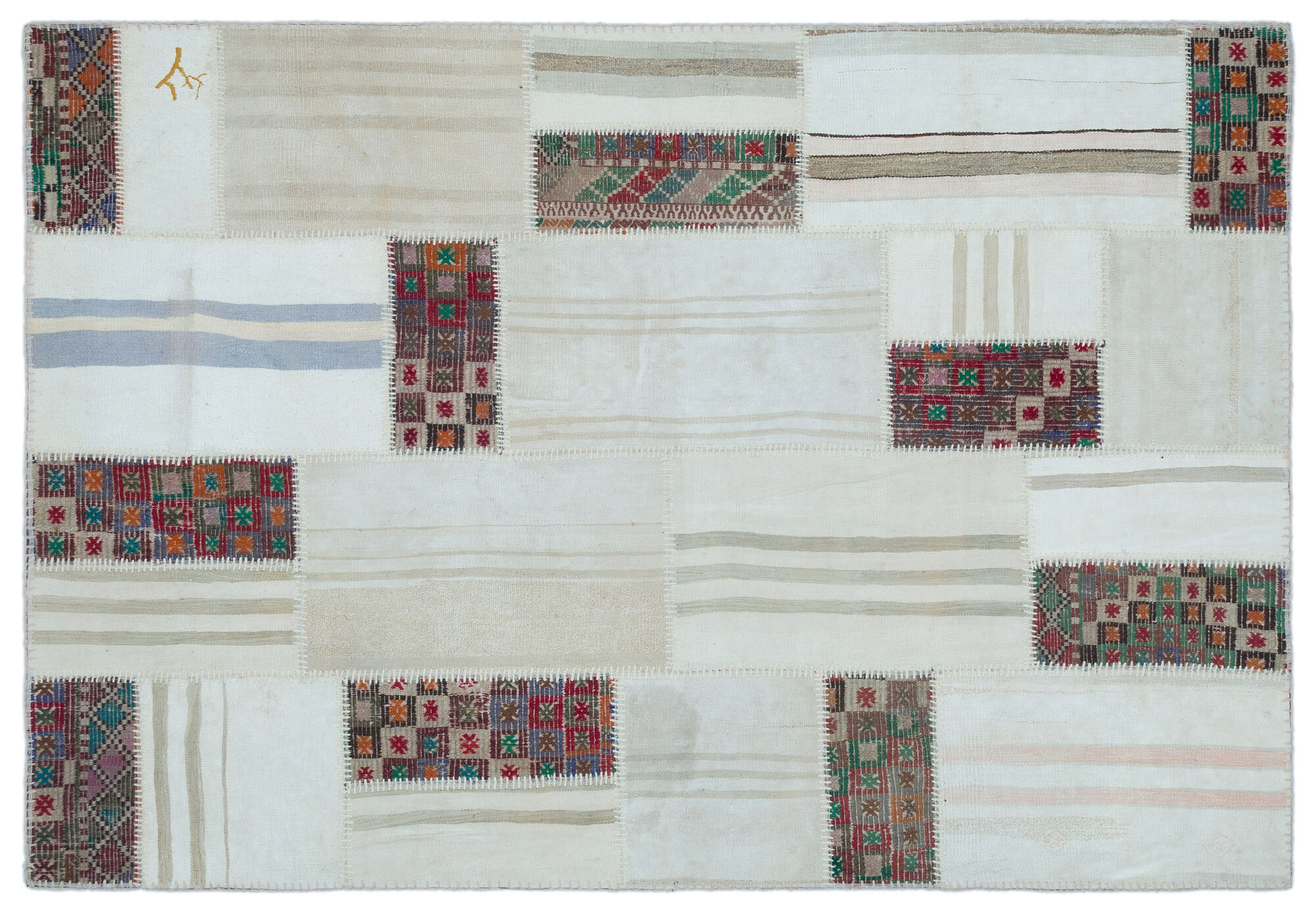 Apex Kilim Patchwork Unique Colours 25519 160 cm X 233 cm