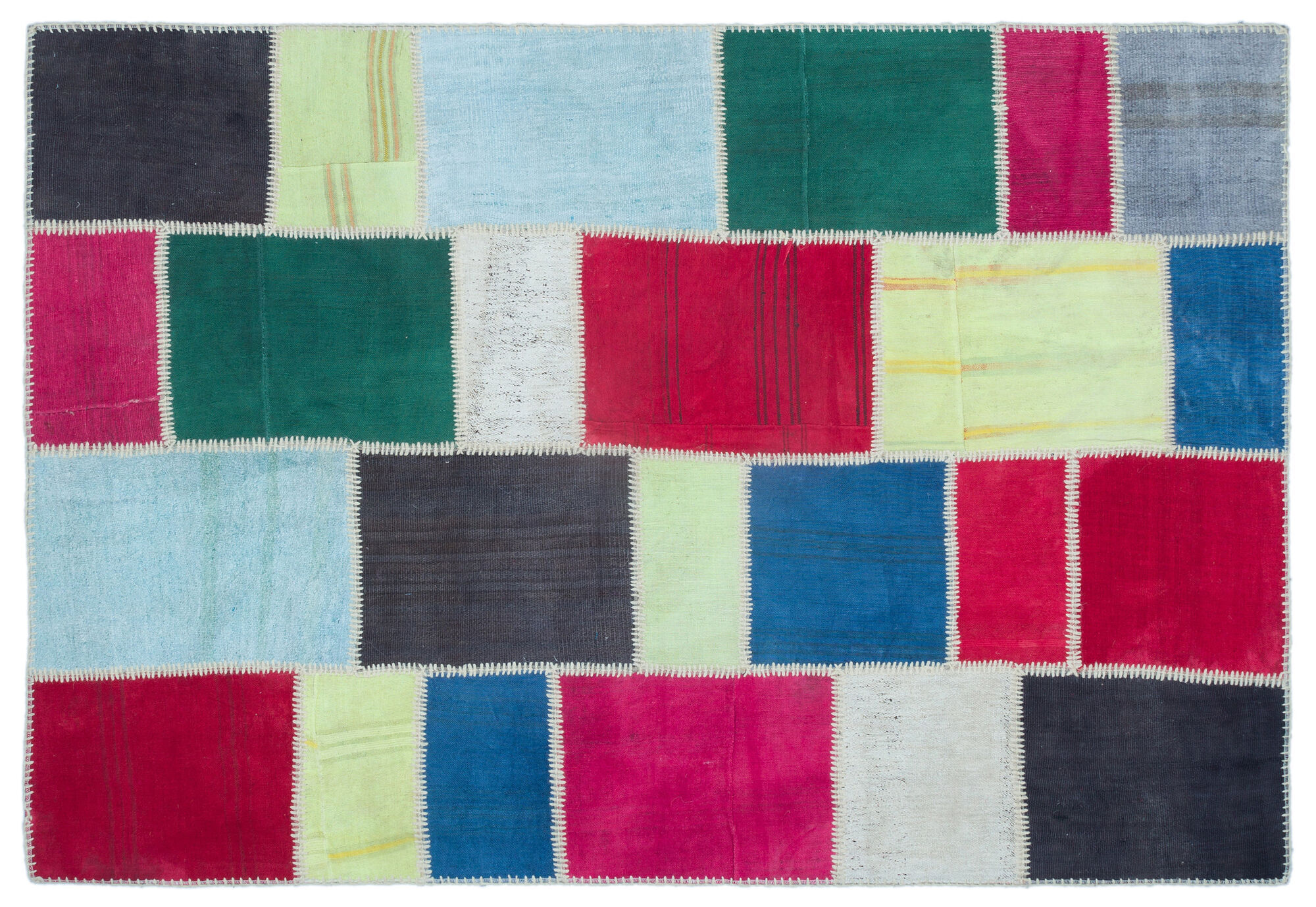 Apex Kilim Patchwork Unique Colours 25548 156 cm X 227 cm