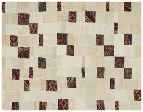 Apex Kilim Patchwork Unique Hemp 32945 280 cm X 360 cm - 1