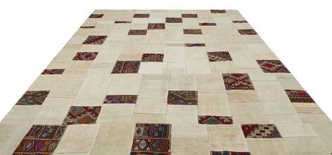 Apex Kilim Patchwork Unique Hemp 32945 280 cm X 360 cm - 3