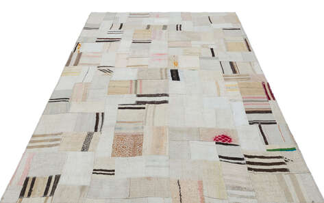 Apex Kilim Patchwork Unique Hemp 32963 160 cm X 231 cm - 3