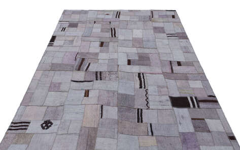 Apex Kilim Patchwork Unique Hemp 32971 162 cm X 228 cm - 3