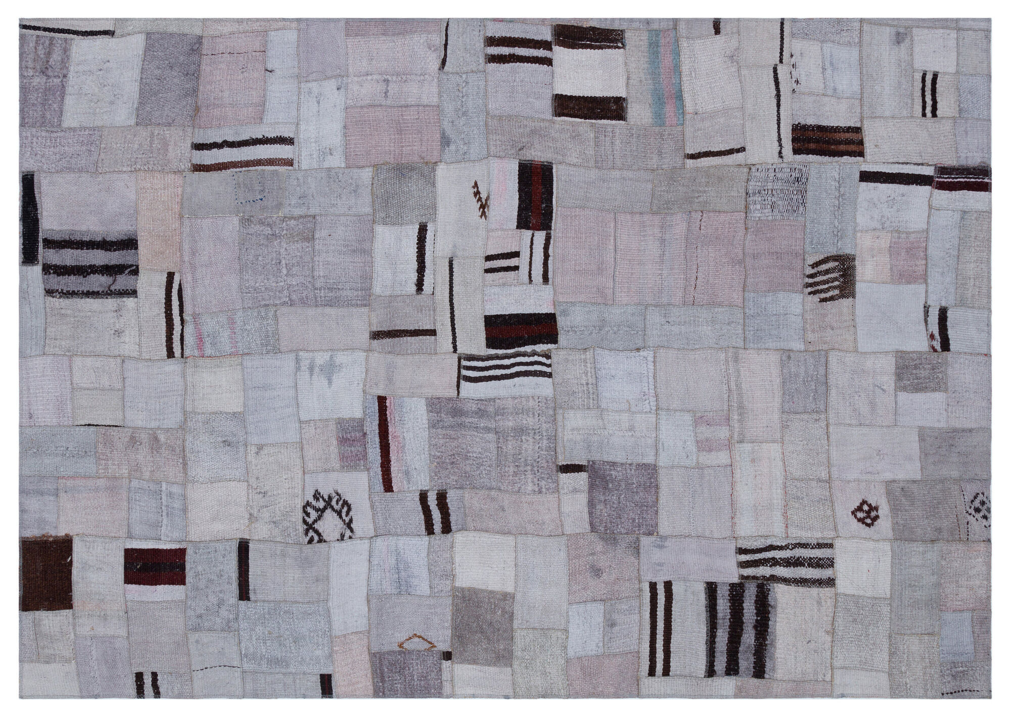 Apex Kilim Patchwork Unique Hemp 32979 161 cm X 230 cm