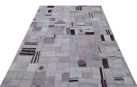 Apex Kilim Patchwork Unique Hemp 32979 161 cm X 230 cm - 3