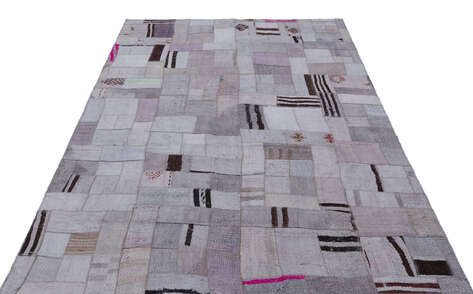 Apex Kilim Patchwork Unique Hemp 32982 162 cm X 230 cm - 3