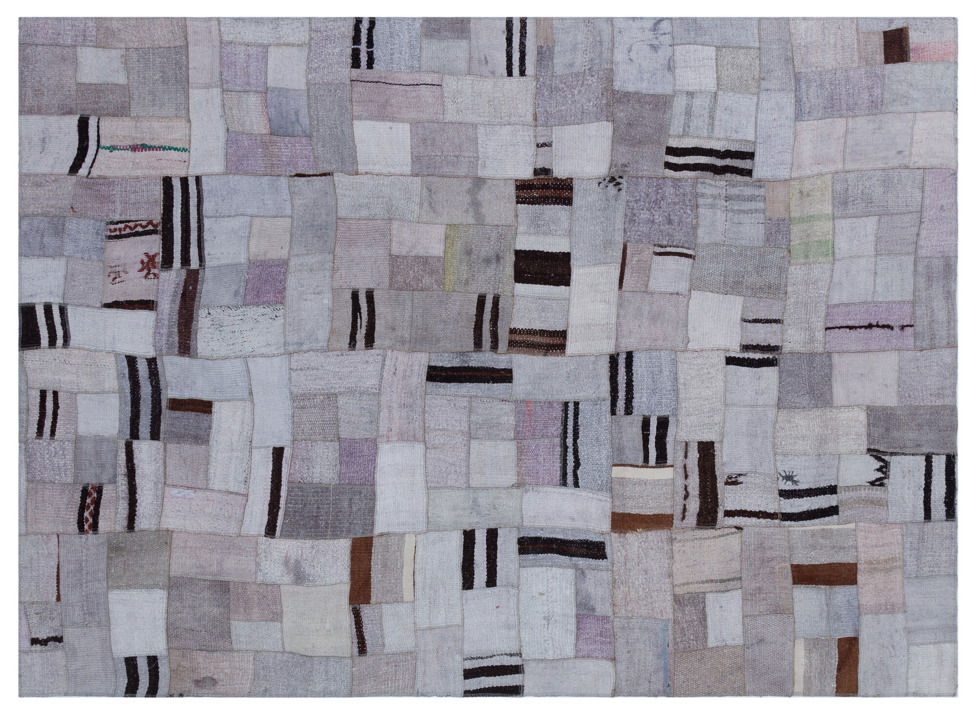 Apex Kilim Patchwork Unique Hemp 32987 170 cm X 233 cm