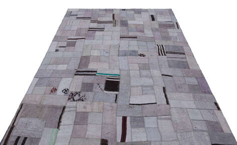 Apex Kilim Patchwork Unique Hemp 33003 170 cm X 237 cm - 3