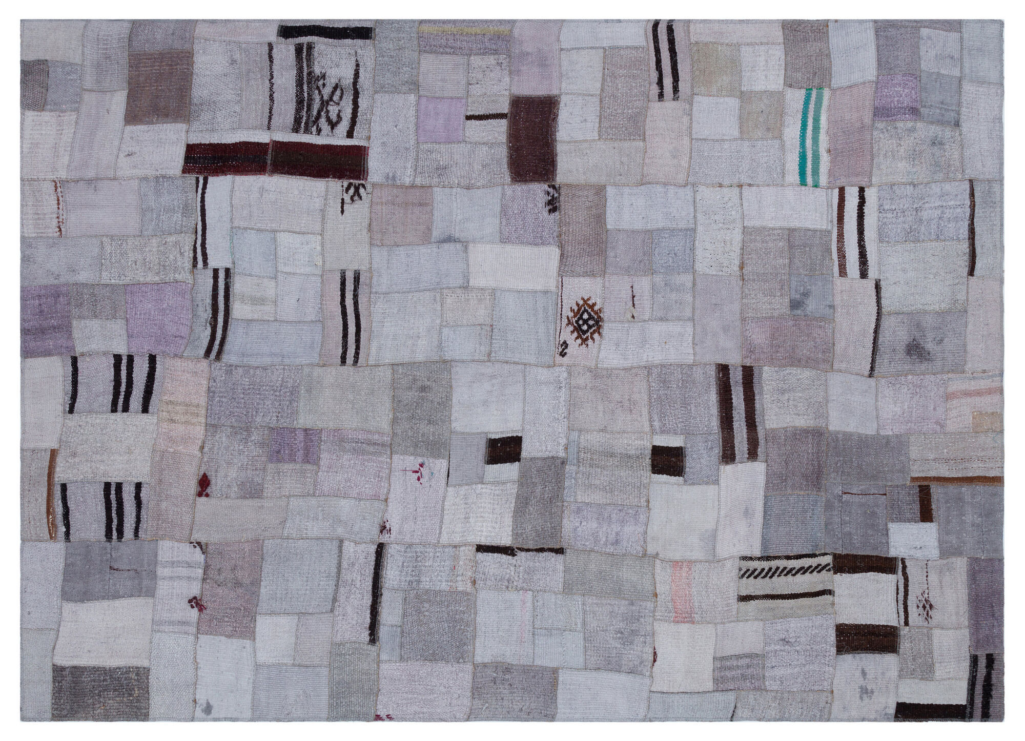 Apex Kilim Patchwork Unique Hemp 33011 170 cm X 237 cm