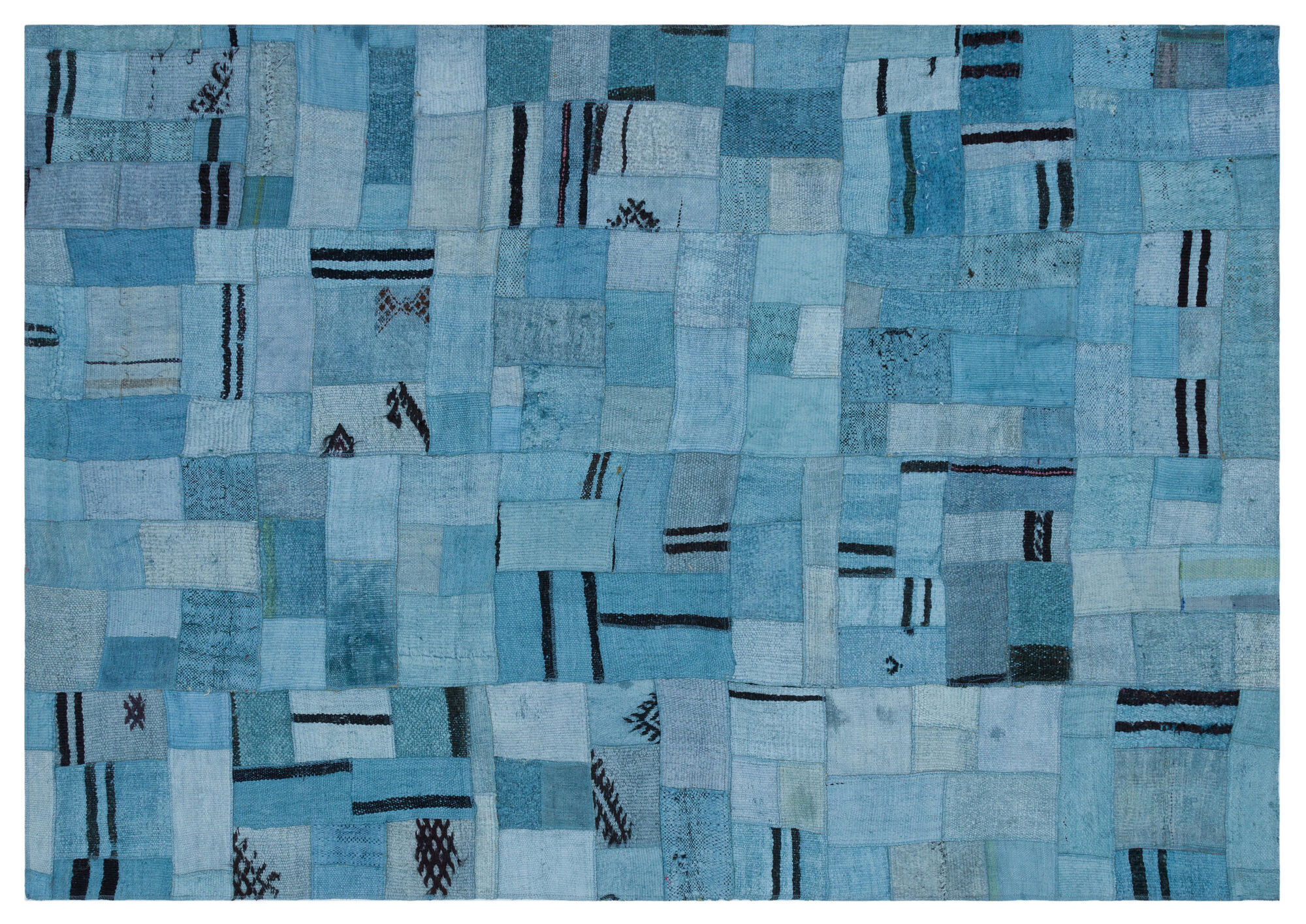 Apex Kilim Patchwork Unique Hemp 33013 161 cm X 227 cm