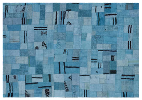 Apex Kilim Patchwork Unique Hemp 33013 161 cm X 227 cm - 1