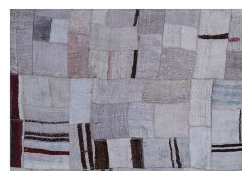 Apex Kilim Patchwork Unique Hemp 33019 161 cm X 229 cm - 5