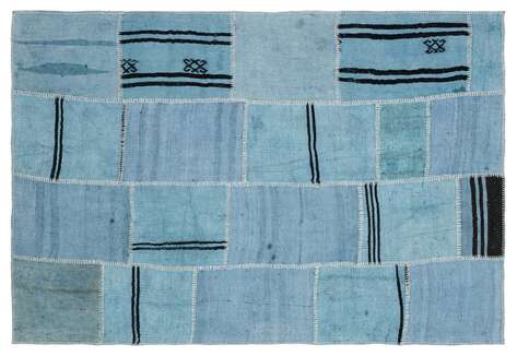 Apex Kilim Patchwork Halı Unique Hemp 36934 157 cm X 228 cm - 1