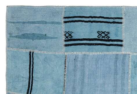 Apex Kilim Patchwork Halı Unique Hemp 36934 157 cm X 228 cm - 4