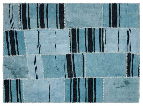 Apex Kilim Patchwork Unique Hemp 36943 160 cm X 217 cm - 1