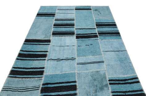 Apex Kilim Patchwork Unique Hemp 36943 160 cm X 217 cm - 3