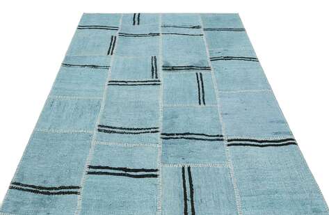 Apex Kilim Patchwork Halı Unique Hemp 36951 160 cm X 208 cm - 3
