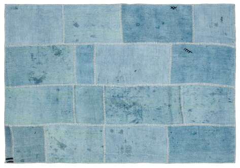 Apex Kilim Patchwork Unique Hemp 36952 158 cm X 228 cm - 1