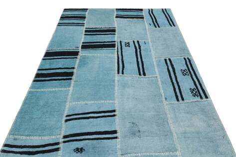 Apex Kilim Patchwork Halı Unique Hemp 36955 159 cm X 227 cm - 2