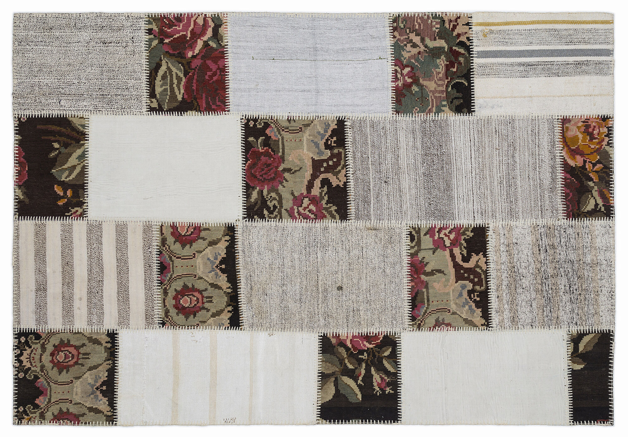 Apex Kilim Patchwork Unique Karabağ 1194 160 cm X 230 cm