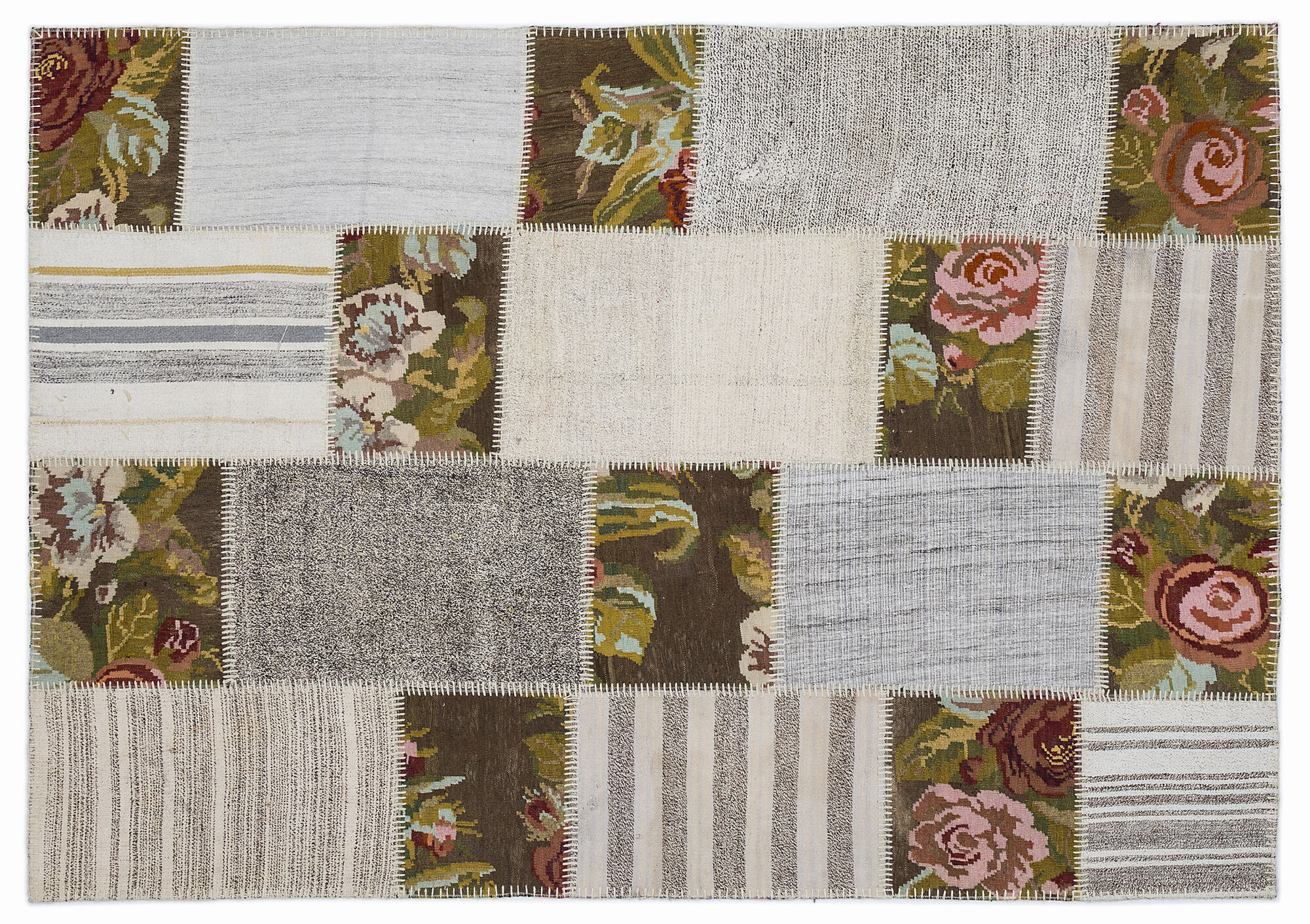 Apex Kilim Patchwork Unique Karabağ 1198 160 cm X 230 cm