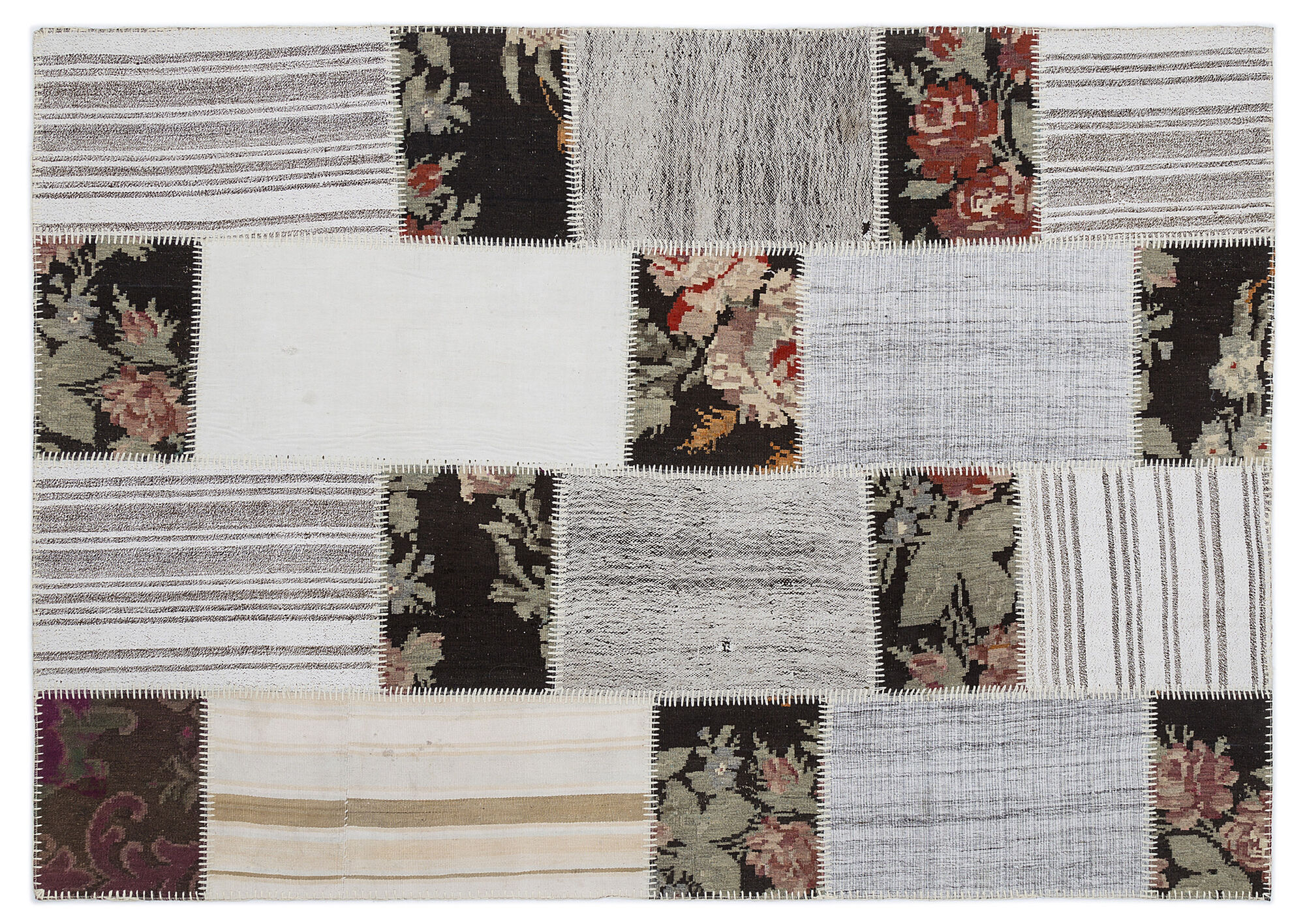 Apex Kilim Patchwork Unique Karabağ 1214 160 cm X 230 cm