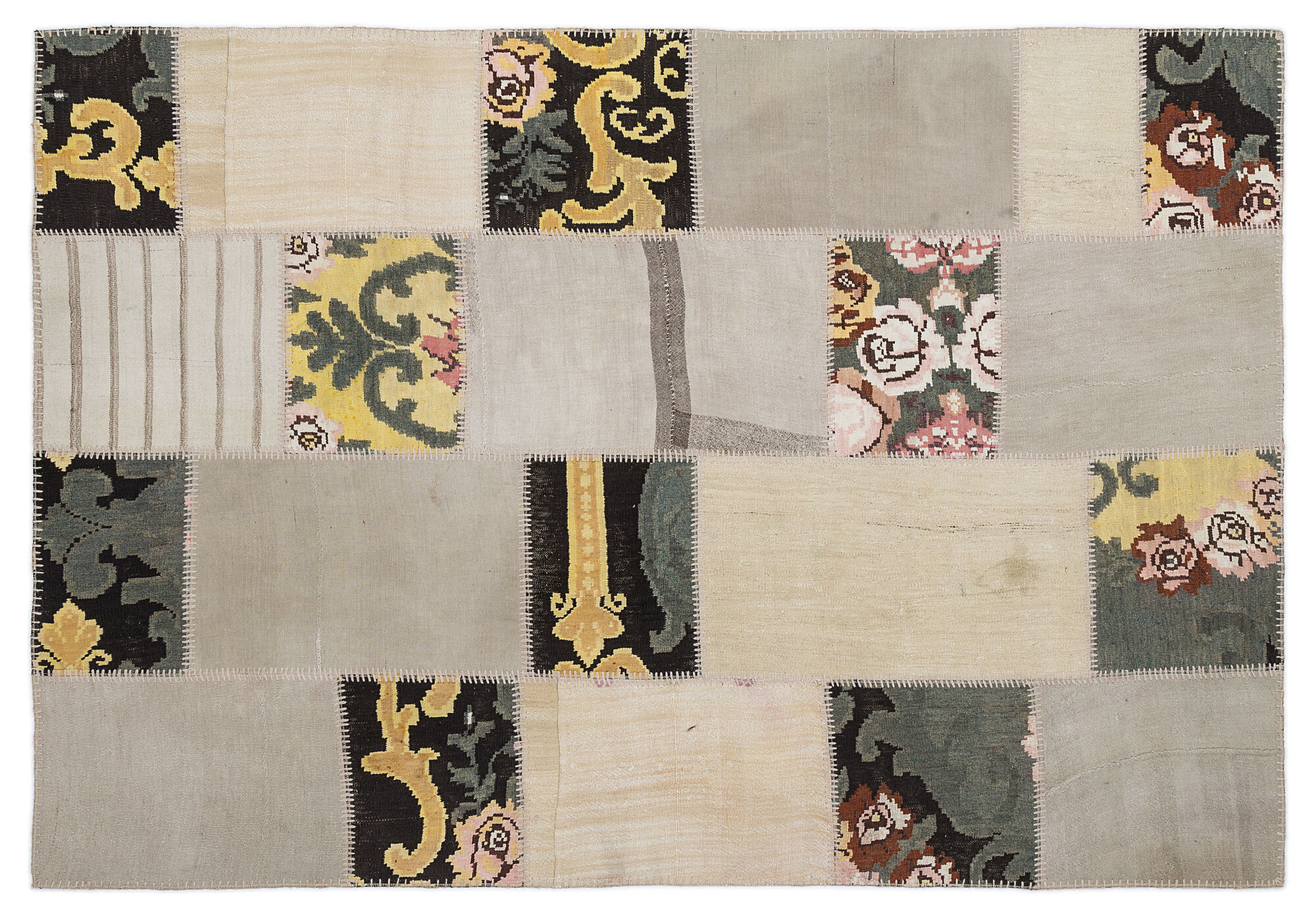 Apex Kilim Patchwork Unique Karabağ 1215 160 cm X 230 cm