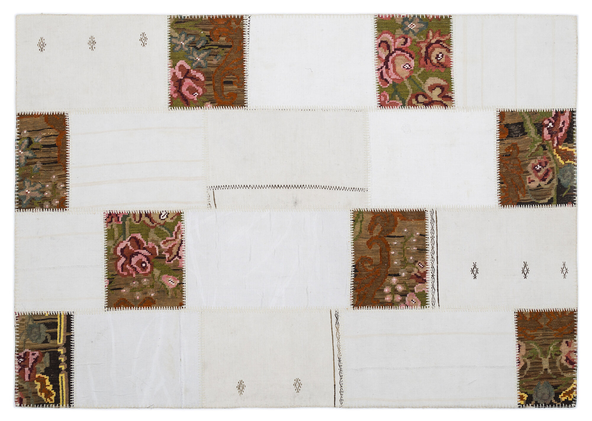 Apex Kilim Patchwork Unique Karabağ 1216 160 cm X 230 cm