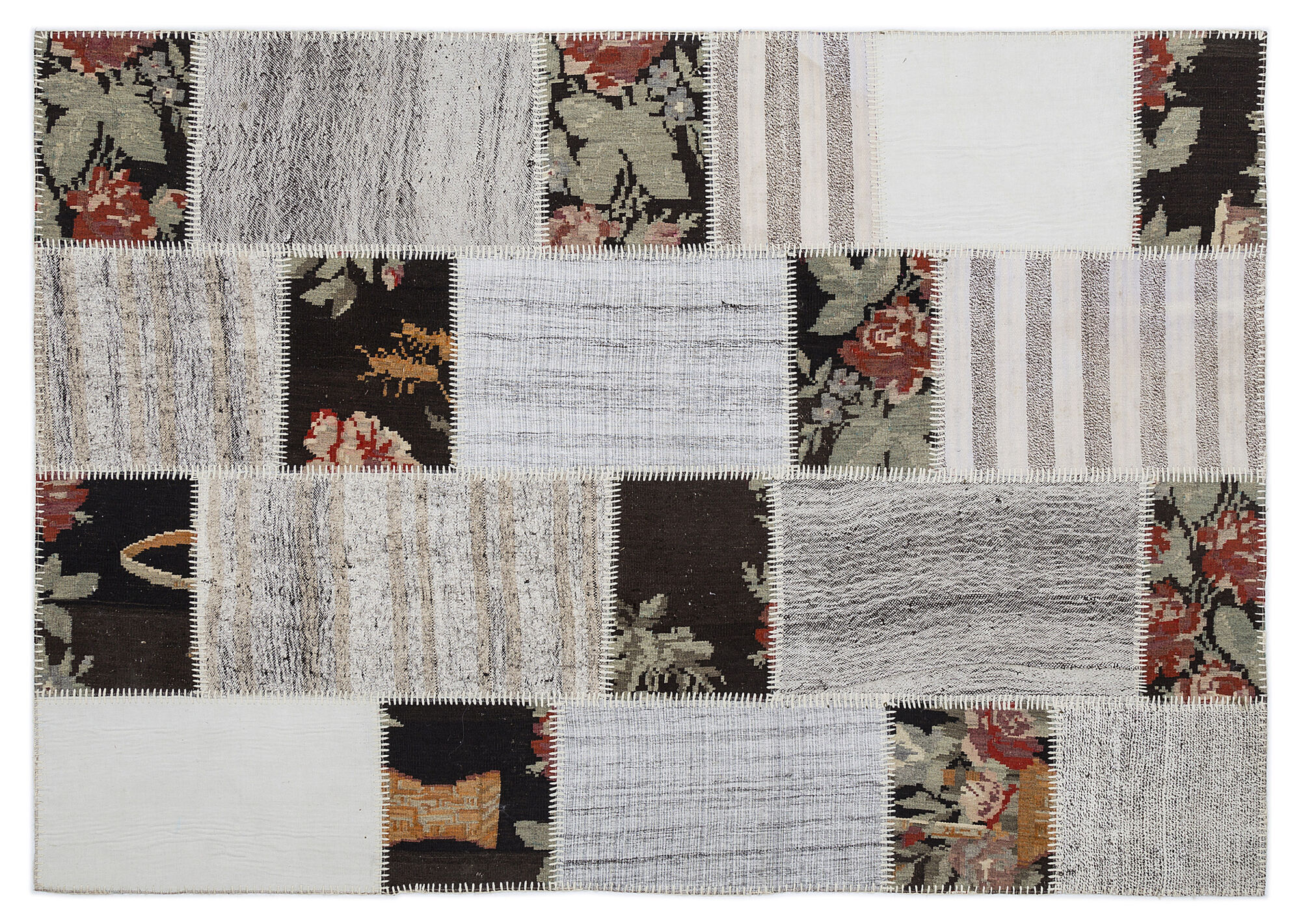 Apex Kilim Patchwork Unique Karabağ 1217 160 cm X 230 cm