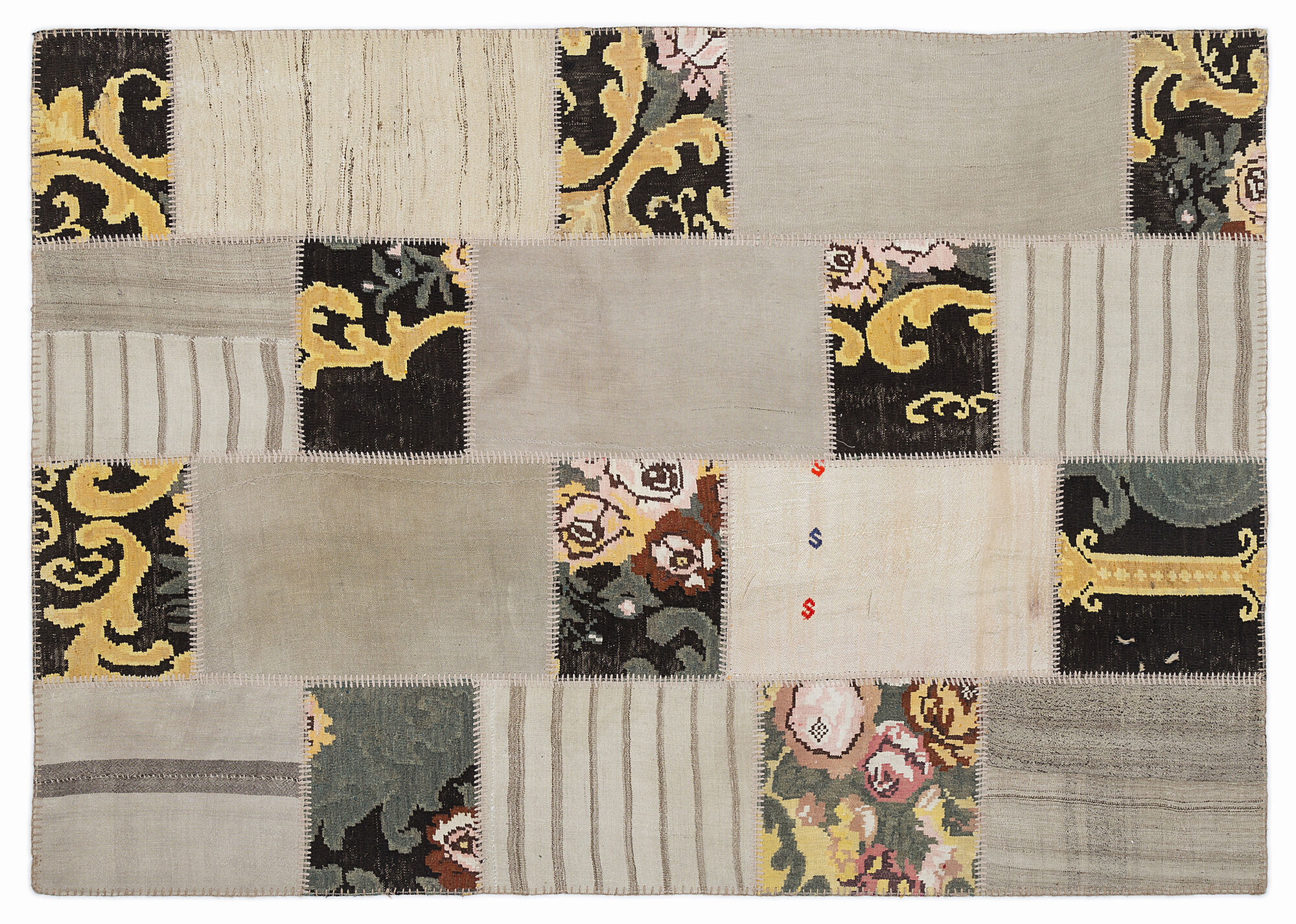 Apex Kilim Patchwork Unique Karabağ 1247 160 cm X 230 cm