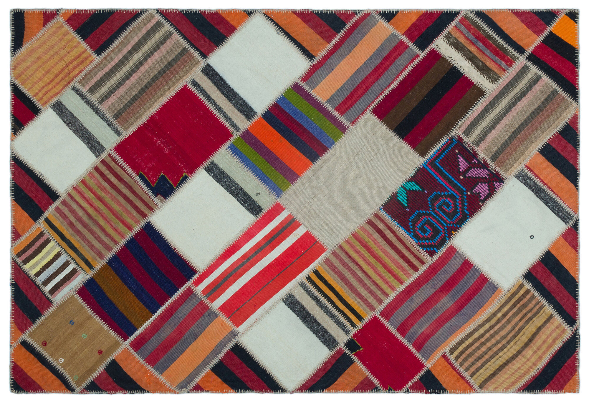 Apex Kilim Patchwork Unique Naturel 25279 156 cm X 230 cm