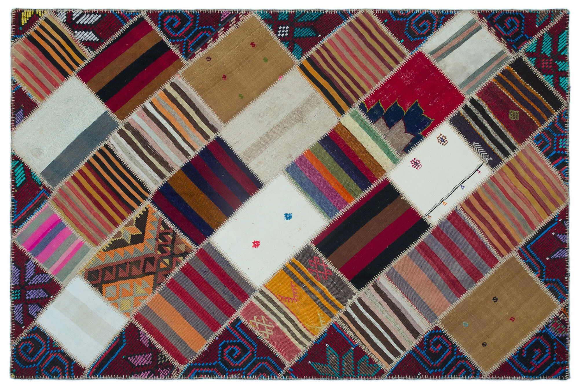 Apex Kilim Patchwork Unique Naturel 25310 157 cm X 237 cm
