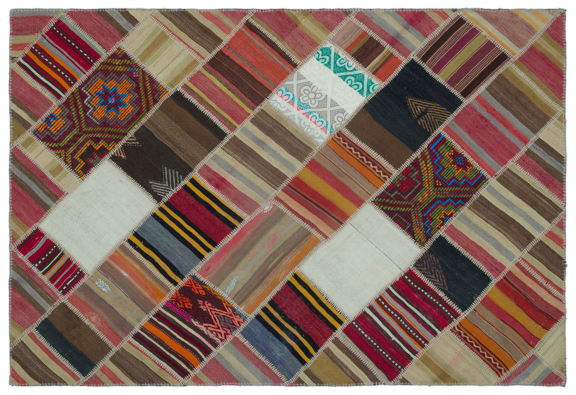 Apex Kilim Patchwork Unique Naturel 25312 157 cm X 229 cm