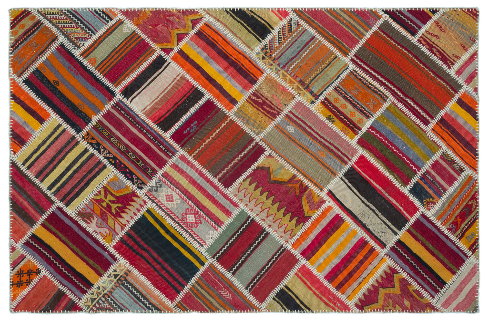 Apex Kilim Patchwork Unique Naturel 25348 157 cm X 236 cm