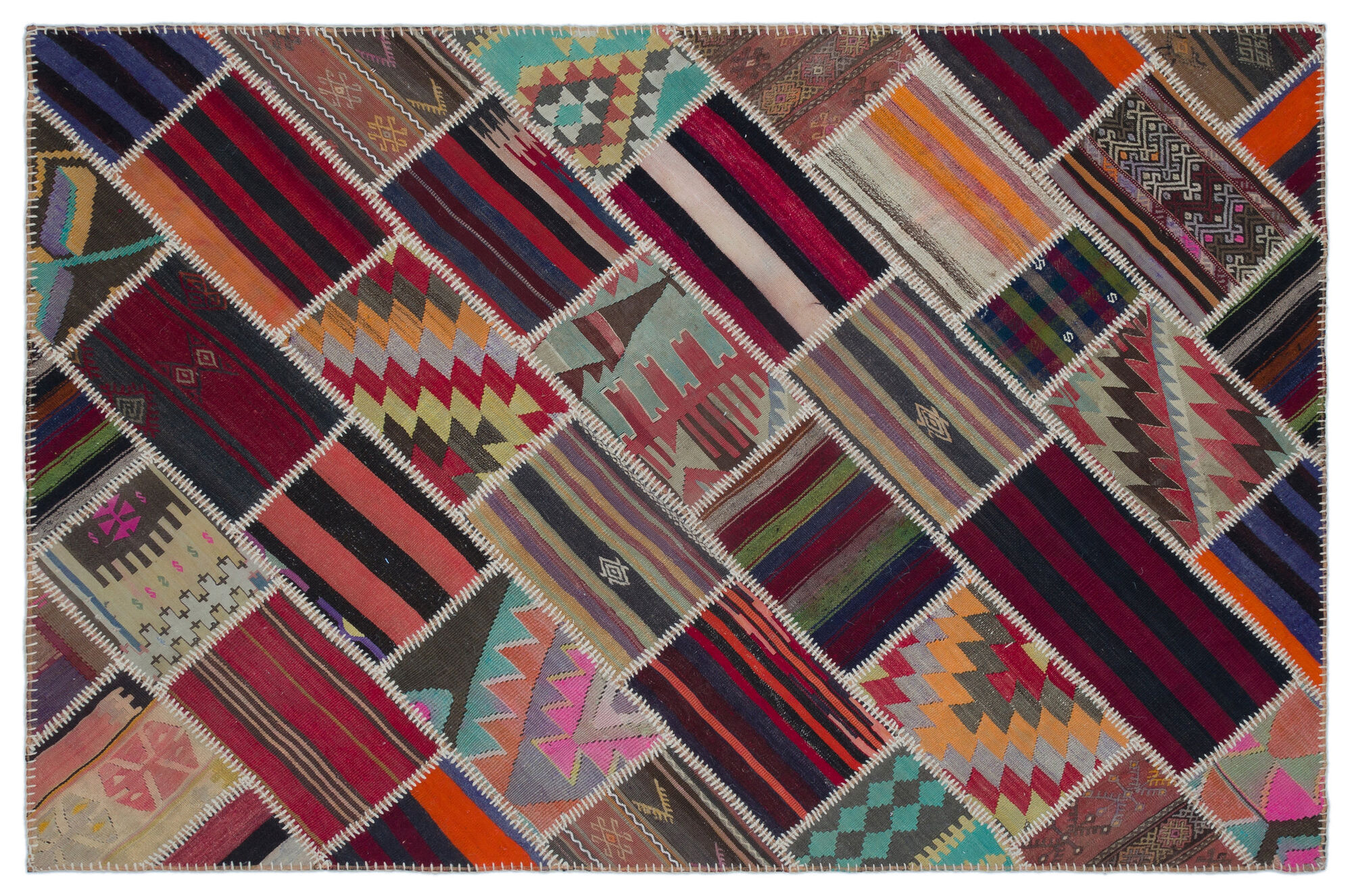 Apex Kilim Patchwork Unique Naturel 25523 155 cm X 237 cm