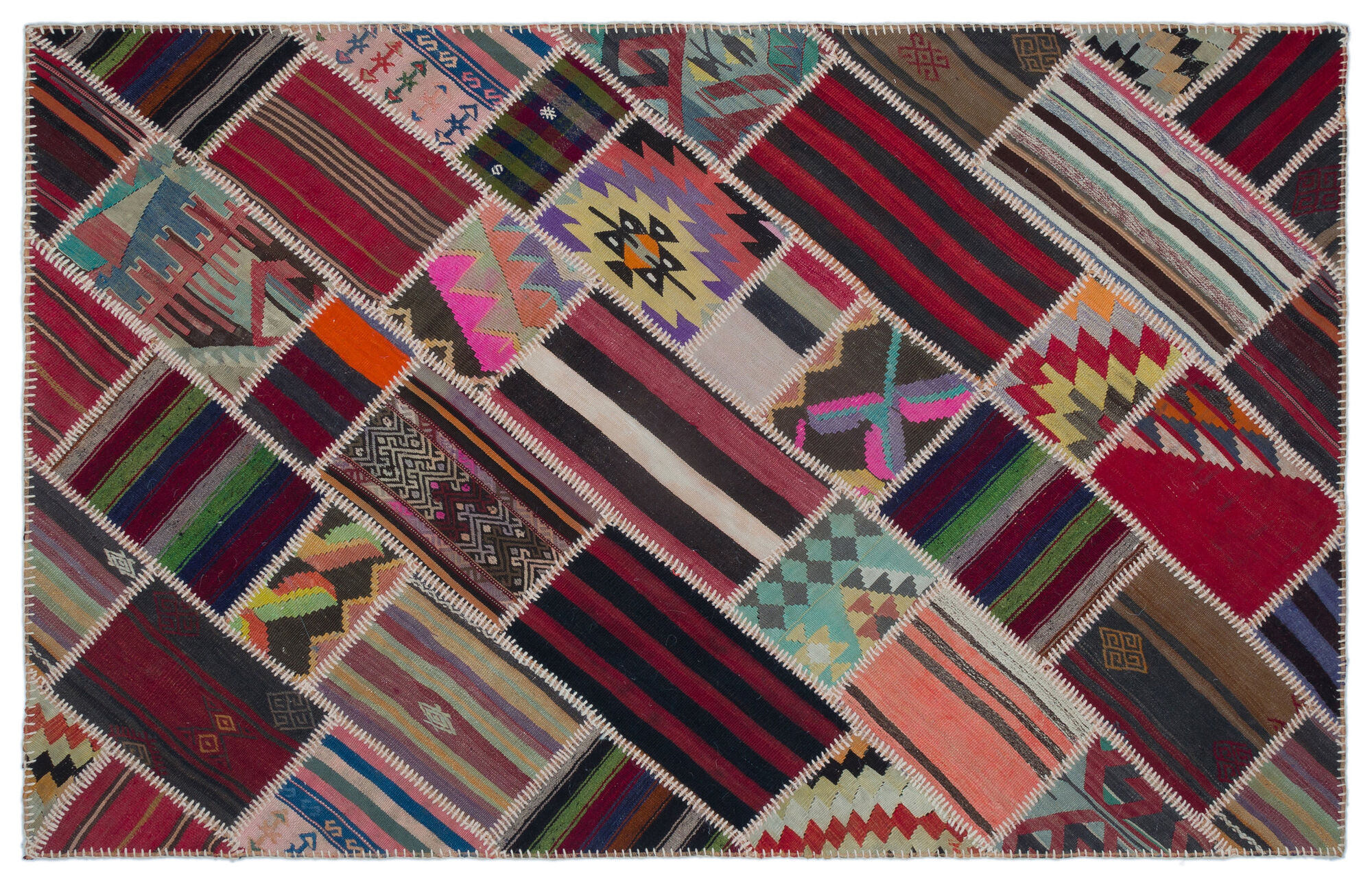 Apex Kilim Patchwork Unique Naturel 25538 154 cm X 242 cm