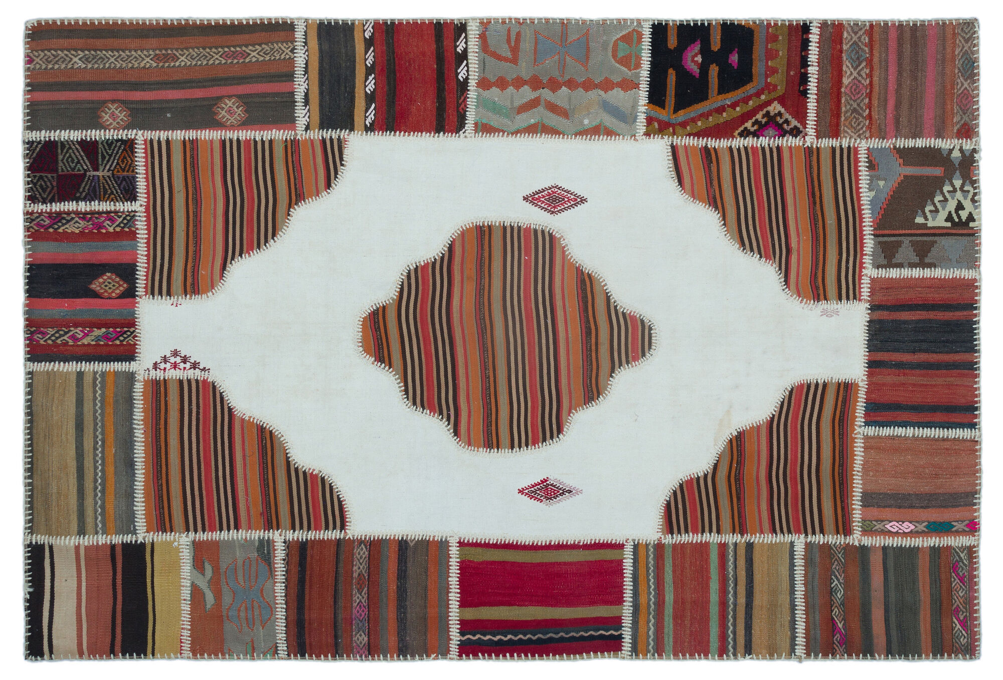 Apex Kilim Patchwork Unique Naturel 25568 155 cm X 232 cm