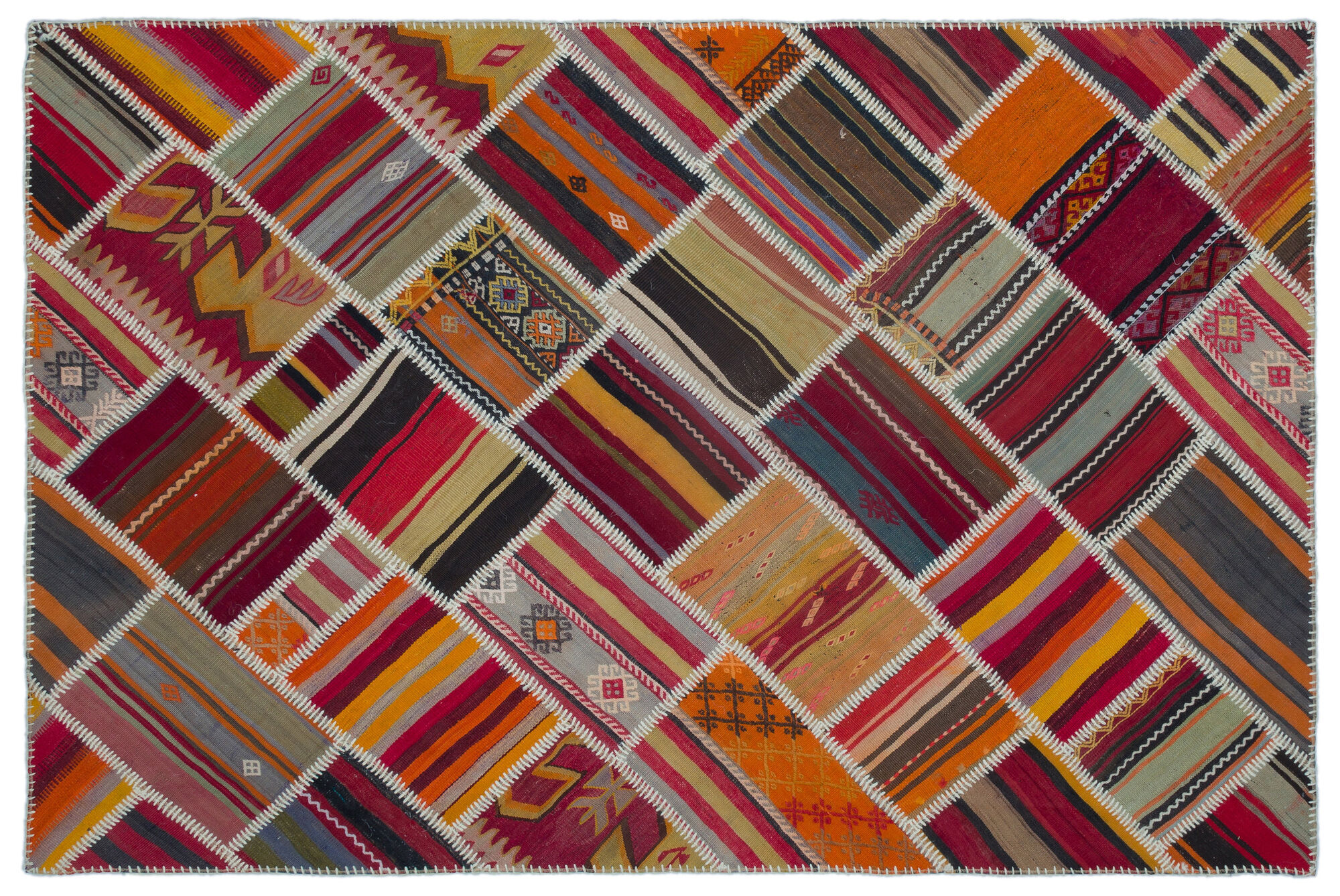 Apex Kilim Patchwork Unique Naturel 25578 156 cm X 234 cm